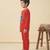 Boys cotton red rockstar robot nightsuit