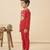 Boys cotton red bedtime buddies printed nightsuit