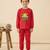 Boys cotton red shine bright sun printed nightsuit