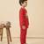 Boys cotton red shine bright sun printed nightsuit