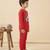 Boys cotton red santa fun ride printed nightsuit