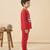 Boys cotton red penguin fun ride printed nightsuit