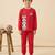 Boys cotton red cute koala crew printed nightsuit