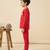 Boys cotton red cute koala crew printed nightsuit