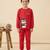 Boys cotton red chilly penguin printed nightsuit