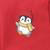 Boys cotton red waving penguin printed nightsuit