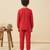 Boys cotton red best friends dream printed nightsuit