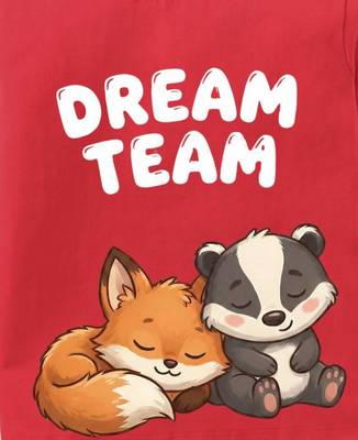 Boys cotton red best friends dream printed nightsuit 5