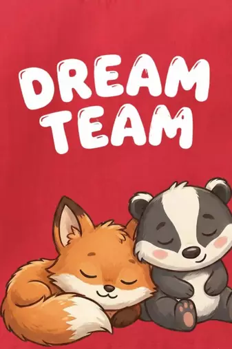Boys cotton red best friends dream printed nightsuit