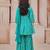 Light Green girl's Sharara style ReadyMade Salwar Suit for Girls