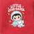Boys cotton red space explorer printed nightsuit