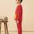 Boys cotton red best friends cuddle printed nightsuit