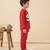 Boys cotton red kind days panda printed nightsuit