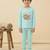 Boys cotton sea green bedtime buddies printed nightsuit