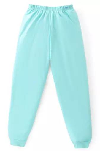 Boys cotton sea green cuddly winter printed nightsuit
