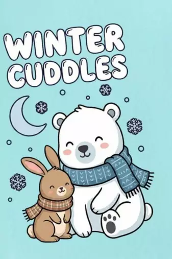 Boys cotton sea green cuddly winter printed nightsuit