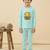 Boys cotton sea green shine bright sun printed nightsuit