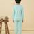 Boys cotton sea green happy puppy printed nightsuit