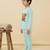 Boys cotton sea green happy puppy printed nightsuit