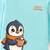 Boys cotton sea green chilly penguin printed nightsuit
