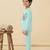 Boys cotton sea green orbit buddies printed nightsuit