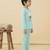 Boys cotton sea green space explorer printed nightsuit