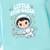 Boys cotton sea green space explorer printed nightsuit