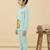 Boys cotton sea green best friends cuddle printed nightsuit