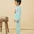 Boys cotton sea green bubble fox printed nightsuit