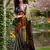 multicolor premium printed saree with blouse