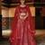 Red Net partywear lehenga choli set with embroidery & sequin work