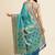 Blue Pure Bandhej Patola Silk Saree Silk Blend Saree With Blouse Piece