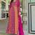magenta silk embroidered sequin anarkali suit