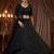 Sparkling Black Embroidered Net Reception Wear Lehenga Choli