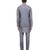 Grey plain silk Kurta Bandi set