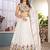 Fantastic Off-White Embroidered Net Wedding Wear Lehenga Choli