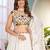 Fantastic Off-White Embroidered Net Wedding Wear Lehenga Choli