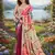 multicolor  printed saree with blouse