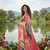 multicolor premium printed saree with blouse