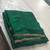 Green color fendy chiffon saree with running blouse