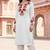 White embroidered rayon kurta set