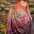 multicolor premium printed saree with blouse