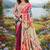 multicolor premium printed saree with blouse