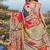 multicolor premium printed saree with blouse