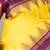 Bright yellow and purple pure  kanjivaram silk saree