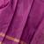Bright yellow and purple pure  kanjivaram silk saree