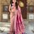 rani pink tissue paithani silk saree with zari weave