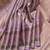 Lavender tissue pure zari kanjivaram silk saree