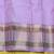 Yellow and lavender pure zari silk saree