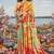 multicolor premium printed saree with blouse